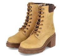 Tamaris Schnürstiefeletten - Gr. 37 - Gelb - Leder