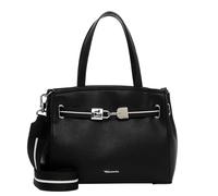 Shopper TAMARIS "Shopper TAS Kirima", Damen, Gr. B/H/T: 25cm x 22cm x 11cm 0, schwarz (schwarz 100), Polyurethan, Taschen Shopper (64175412-0) schwarz 100