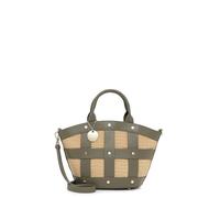 Shopper TAMARIS "Shopper TAS Kirsti", Damen, Gr. B/H/T: 37cm x 23cm x 12cm 0, grün (khaki 910), Polyester, Taschen Shopper (82070655-0) khaki 910