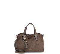 Shopper TAMARIS "Shopper TAS Mareike", Damen, Gr. B/H/T: 31cm x 20cm x 13cm 0, grau (taupe 900), Polyester, Taschen Shopper (53892343-0) taupe 900