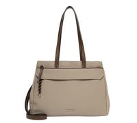 Shopper TAMARIS "Shopper TAS Margitta", Damen, Gr. B/H/T: 39cm x 27cm x 13cm 0, beige (sand 420), Polyester, Taschen Shopper (93388419-0) sand 420