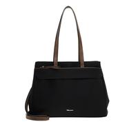 Shopper TAMARIS "Shopper TAS Margitta", Damen, Gr. B/H/T: 39cm x 27cm x 13cm 0, schwarz (schwarz 100), Polyester, Taschen Shopper (61597436-0) schwarz 100