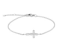 Tamaris Bracelet - Elegantes Armband aus poliertem Edelstahl - Silber - Ankerkette verstellbar bis 21 cm - wasserfest & hautfreundlich