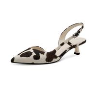 Tamaris SlingAbsKuhmusterWeissBraun für Damen, weiß, Größe 36 EU