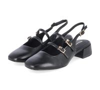 Tamaris Slingpumps - Gr. 37 - Schwarz - Kunstleder