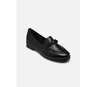 Tamaris Damen Slipper, Frauen Slipper, Mokassins,TOUCHit-Fußbett,Slip-ons,Freizeitschuhe,modisch,wortmann,sportlich,Rose,Black Leather,36 EU