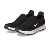 Tamaris Slipper - Gr. 40 - Schwarz - Textil & Synthetik
