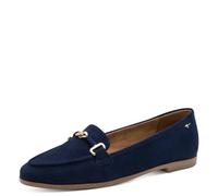 Tamaris Slipper Damen Schlupfschuh 61955240-41 Ziegenveloursleder dunkelblau Gr. 41