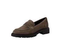 Tamaris Slipper Leder | Eleganter Tamaris Damen-Loafer mit Blockabsatz - stilvoll, bequem und vielseitig kombinierbar für Alltag.