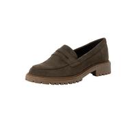 Tamaris Slipper Leder | Eleganter Tamaris Damen-Loafer mit Blockabsatz - stilvoll, bequem und vielseitig kombinierbar für Alltag.