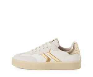 Tamaris - Sneaker beige/weiß/gold - Gr. - 39