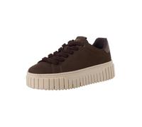 Tamaris Sneaker Leder | 1-23702-45 - Schnürung, COMFORT-Lining, herausnehmbares Fußbett, flache Sohle