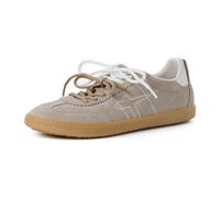 Tamaris Sneaker 1-23609-46 341 Damen grau-taupe Velours Größe 37