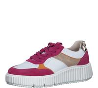 Tamaris Sneaker Materialmix Leder/Synthetik schmal | 1-23774-43 - Schnürung, TOUCH-IT Fußbett, flache Sohle
