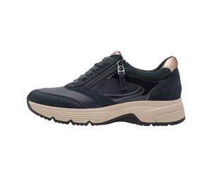 Tamaris Sneaker (Materialmix, mit seitlichen Reissverschluss) 8-83705-45 navyblau Damen, Größe Euro (US) 42