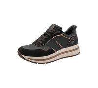 Tamaris Sneaker Materialmix Textil/Synthetik | 1-23766-46 - Schnürung, herausnehmbares Fußbett, STEP IN, flache Sohle