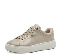 Tamaris Sneaker Plateaussohle für Damen, beige, Größe 39 EU