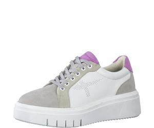 Tamaris Sneaker Schnürhalbschuh Bequem Damen Weiß Neu für Damen, beige, Größe 38 EU