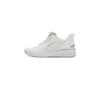 Tamaris Damen Low-Top Sneaker, Frauen Sneaker,Business,Freizeit,wortmann,sportlich,feminin,Heart and Sole,Lifestyle,modisch,White Comb,39 EU