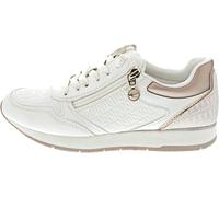 Tamaris Damen Klassische Ballerinas, Frauen Flats,Comfort Lining,TOUCHit-Fußbett,Slip-ons,klassisch elegant,Ballerinen,WHT/Rose Gold,38 EU