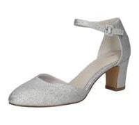 Tamaris Spangenpumps Damen silber 40