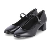 Tamaris Spangenpumps - Gr. 38 - Schwarz - Glattleder