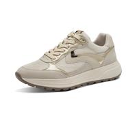 Tamaris Sportliche Schnürschuhe für Damen, beige, Größe 38 EU