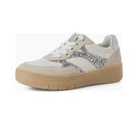 Tamaris Sportliche Schnürschuhe für Damen, beige, Größe 41 EU