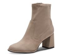 Tamaris Damen Absatzstiefelette Textil Blockabsatz Vegan; TAUPE SUEDE, EU 42