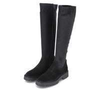 Tamaris Stiefel - Gr. 41 - Schwarz - Leder & Textil