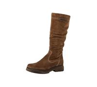 Tamaris Stiefel Langschaftstiefel Damen Veloursleder Braun Blockabsatz Gr. 41 gebraucht