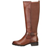 Stiefel TAMARIS "Tamaris Stiefel Leder/Synthetik", Damen, Gr. 36, cognac, Leder, Synthetik, Schuhe Stiefel (40730338-36) cognac