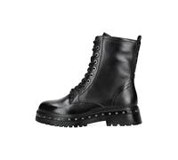 Schnürstiefelette TAMARIS "Tamaris Stiefelette Leder/Synthetik", Damen, Gr. 39, schwarz, Leder, Synthetik, Schuhe Schnürstiefelette (52483021-39) schwarz