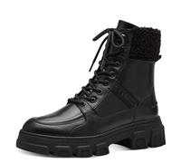 Tamaris Damen Schnürstiefel Vegan Winter gefüttert; MOCCA/braun; 38 EU