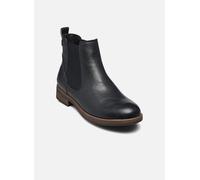 Chelseaboots TAMARIS, Damen, Gr. 42, blau (navy), Elastischer Einsatz, Lederimitat, unifarben, Schuhe Chelseaboots, Stiefelette, Businessschuh mit beidseitigem Stretcheinsatz (12915225-42) navy