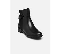 Tamaris Damen Stiefelette M2542543 sportlich Blockabsatz bequem Schwarz Größe 36