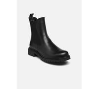 Tamaris Chelsea Boots aus Leder-Mix in Black, Größe 36