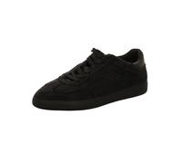 Plateausneaker TAMARIS, Damen, Gr. 38, schwarz, Textil, Lederimitat, unifarben, Glitzer, sportlich, Schuhe, Freizeitschuh, Halbschuh, Schnürschuh in veganer Verarbeitung (36728402-38) schwarz
