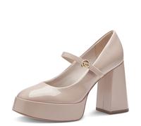 Tamaris Damenschuhe Slipper / Trotteur NUDE PATENT - Gr. - 40