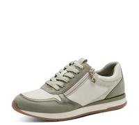 Tamaris Plateausneaker 23613 mintgrün kombiniert, Lederimitat/Textil, vegan, Größe 38