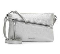 Umhängetasche TAMARIS "Umhängetasche TAS Alessia", Damen, Gr. B/H/T: 23cm x 15cm x 2cm 0, silber (shinysilber 842), Polyurethan, Taschen Umhängetasche (72615357-0) shinysilber 842