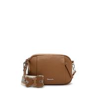 Umhängetasche TAMARIS "Umhängetasche TAS Katrina", Damen, Gr. B/H/T: 22cm x 16cm x 6cm 0, gelb (sahara 920), Polyurethan, Taschen Umhängetasche (50634224-0) sahara 920