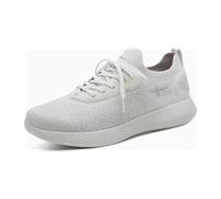 Tamaris Damen Low-Top Sneaker, Frauen Sneaker,komfortable,laessig,langlebig,leger,Nude,Papaw,Pass-Form,Pepper,Pflege-leicht,weit,White,40 EU