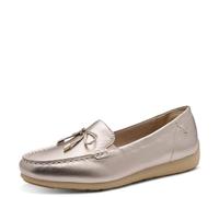 Tamaris COMFORT Damen Mokassins aus Leder mit Schleife, Gold (Lt Gold), 37 EU