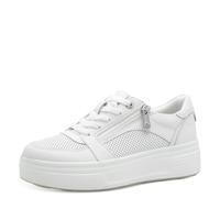 Tamaris Wide FIT Sneaker Materialmix Leder/Textil H-Weite