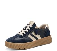 Tamaris Wide FIT Sneaker Materialmix Leder/Textil/Synthetik H-Weite