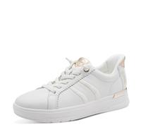 Tamaris Wide FIT Sneaker Materialmix Leder/Textil/Synthetik H-Weite