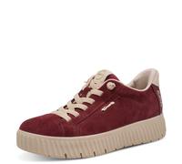 TAMARIS COMFORT Damenschuhe Sportliche Schnürer BORDEAUX SUEDE BORDEAUX SUEDE - Gr. - 40