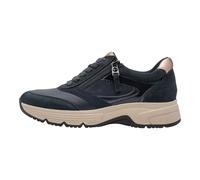 Tamaris Wide Fit Sneaker (Materialmix, mit seitlichen Reissverschluss) 8-83705-45 navyblau Damen, Größe Euro (US) 37