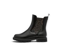 Tamaris Wide Fit Stiefelette Chelsea (Leder) 8-85402-47 schwarz/leo Damen, Größe Euro (US) 39